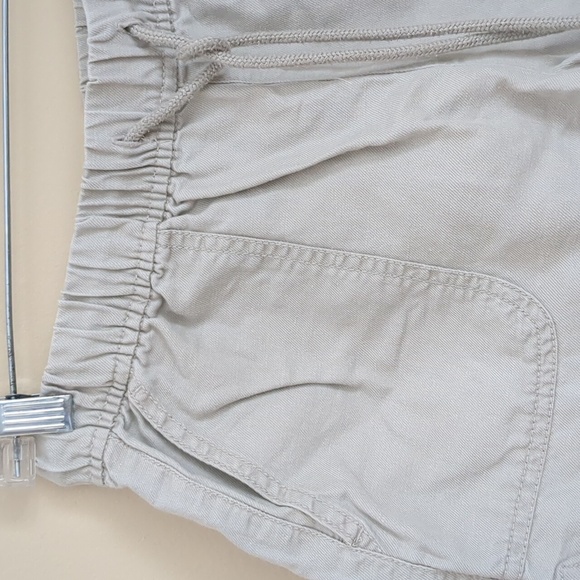 Small Linen Blend Cynthia Rowley Short Pull-On Stretchy Waist Drawstring - Picture 3 of 14